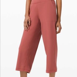Lululemon Align Wide Leg Crop Soft Cranberry 2